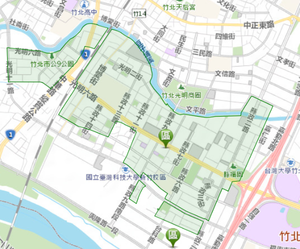 竹北縣治遷建區段徵收計畫分析